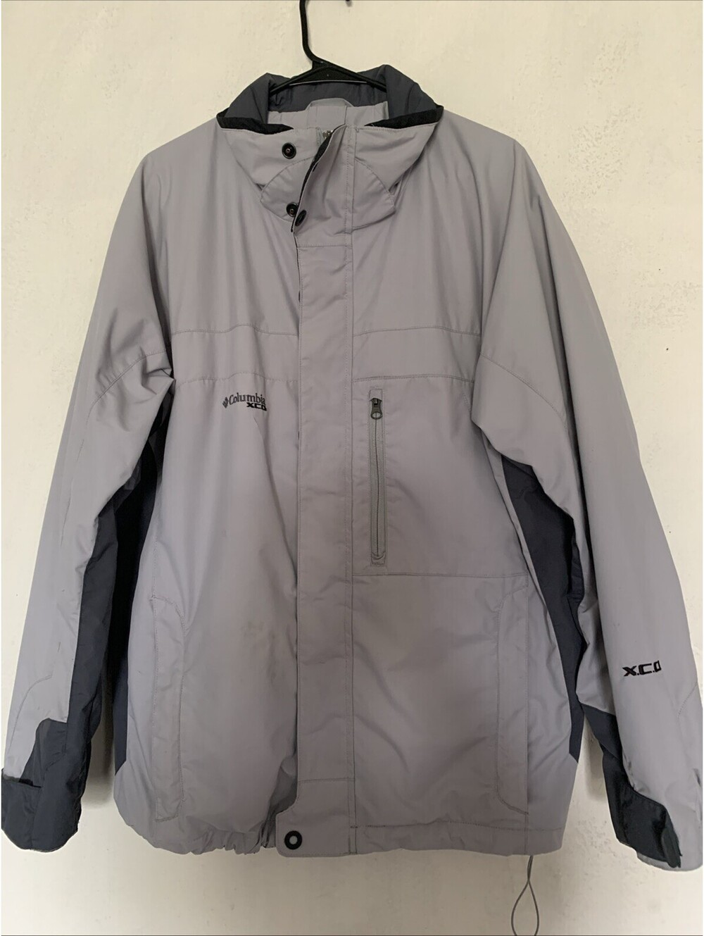 Columbia Interchange XCO Men's Large Gray Waterproof Fleece